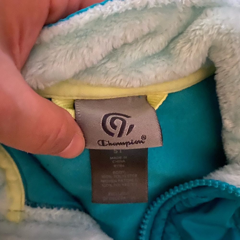 Turquoise soft jacket - Picture 2 of 5